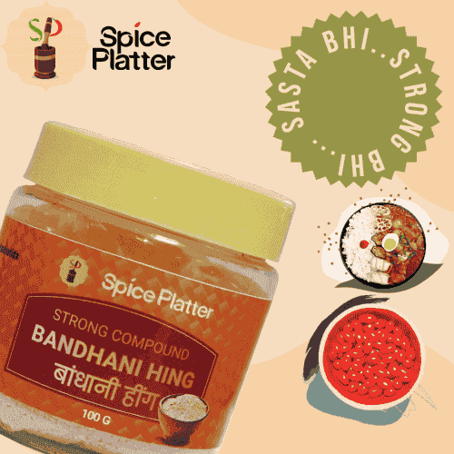 Affordable Strong Hing Premium Quality Asafoetida Spice Platter
