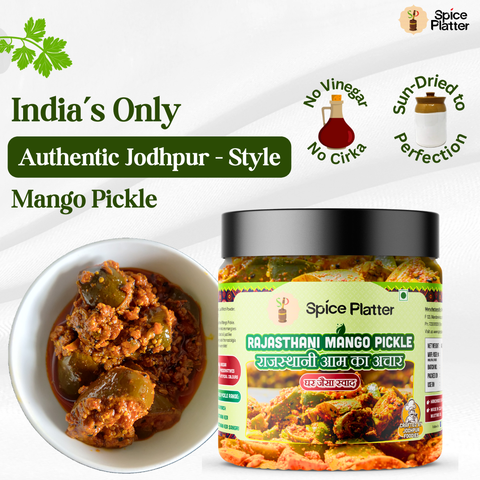 Rajasthani Mango Pickle - Aam Achaar 400g